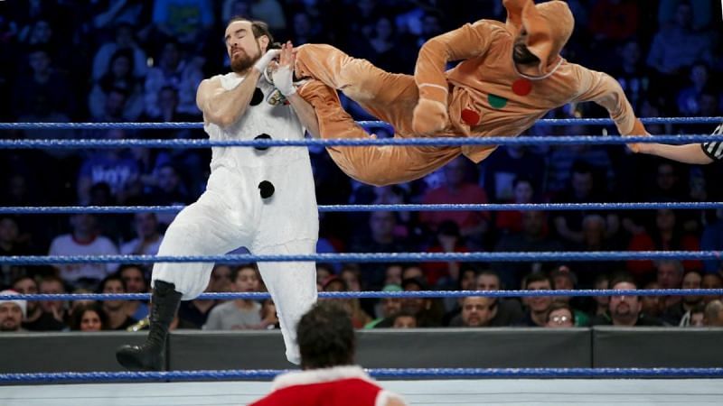 A Christmas themed tag-team match dominated SmackDown LIVE's tag-team division